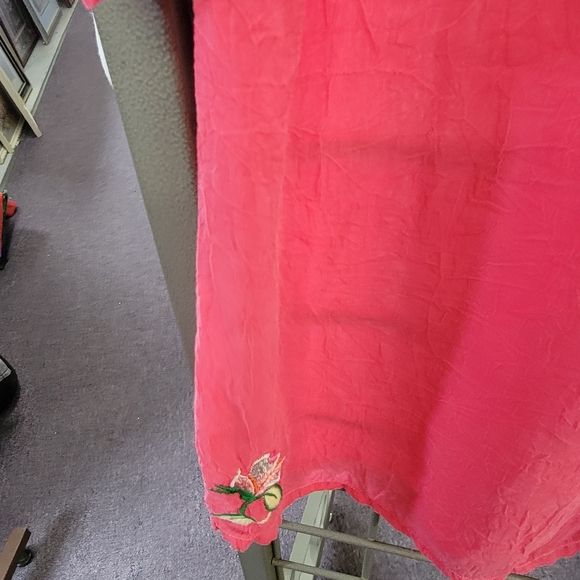 Johnny Was Pink Floral Tunic - Picture 6 of 11